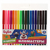 Фломастеры "Буба", 18 цветов, круглые.-1