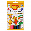 Цветные карандаши "Оранжевая корова", 12 цветов, трехгранные-5