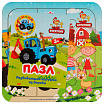 Деревянный пазл "Дружба", "Синий трактор", -4